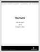 You Alone Unison choral sheet music cover